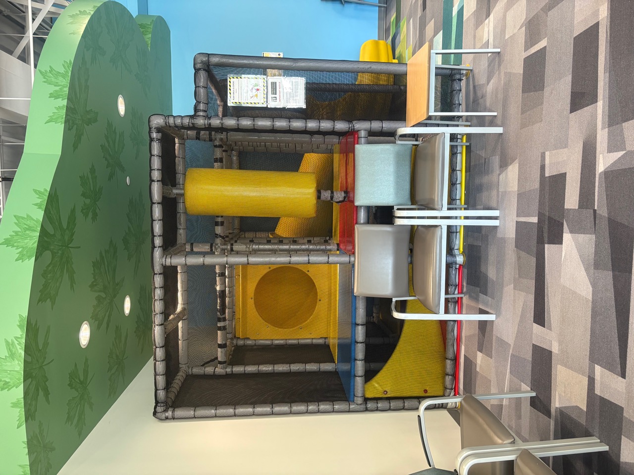 Antes del reacondicionamiento - redes mal aseguradas