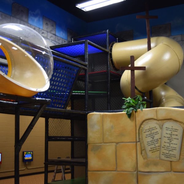 Go Play Systems Custom Design: Calvary Hill, Tomb of Jesus, Wailing Wall, Ten Commandments theming