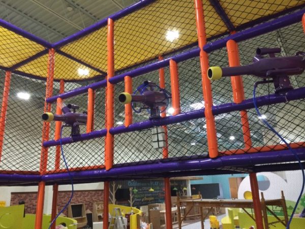 foam balls, foam ball shooters, indoor playgrounds