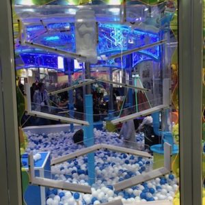 Indoor Playground Components and Attractions: interactive wall with traveling balls and ball pool