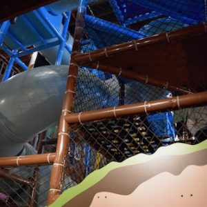 tower climb on indoor playground
