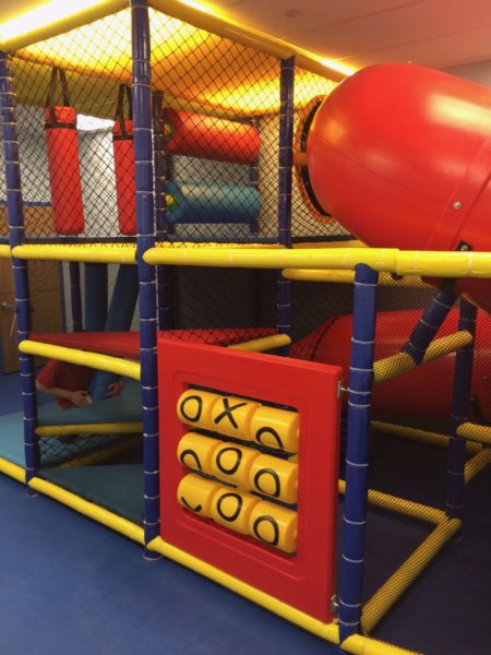 Tic Tac Toe Toddler Activity Components can attach to any surface