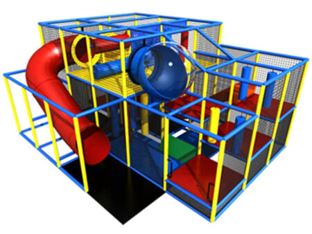 Startup Indoor Playground Equipment GPS139 -(Indoor Playsystem Size) 10 ft. H x 16 ft. W x 20 ft.