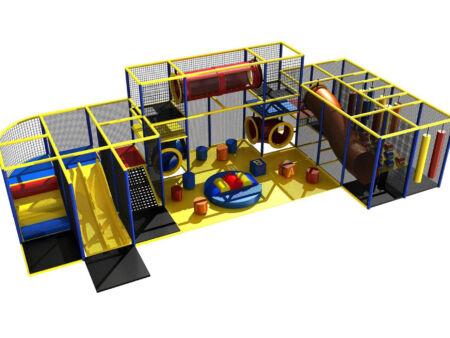 Startup Indoor Playground Equipment GPS163 -(Indoor Playsystem Size) 10 ft. H x 16 ft. W x 36 ft.