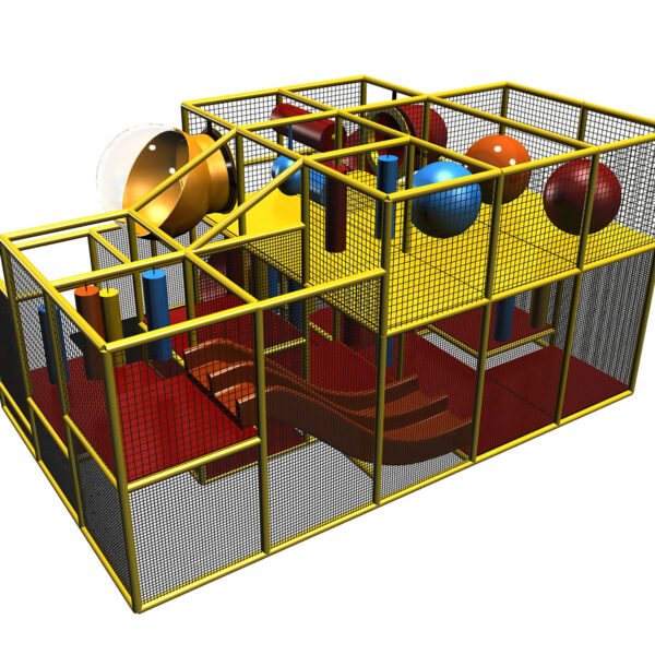 Startup Indoor Playground Equipment GPS139 -(Indoor Playsystem Size) 10 ft. H x 20 ft. W x 16 ft.