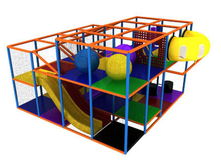 Great Small Indoor Playground Equipment GPS14 -(Indoor Playsystem Size) 10 ft. H x 20 ft. W x 16 ft.