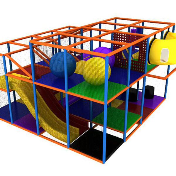 Great Small  Indoor Playground Equipment GPS14 -(Indoor Playsystem Size) 10 ft. H x 20 ft. W x 16 ft.