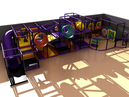 Buy Great Indoor Playground Equipment GPS456 -(Indoor Playsystem Size) 10 ft. H x 20 ft. W x 44 ft.