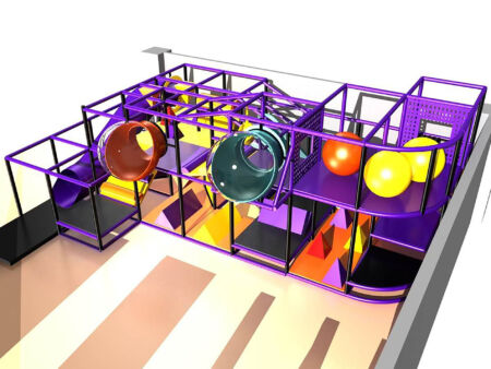 Buy Indoor Playground Equipment GPS198 -(Indoor Playsystem Size) 10 ft. H x 28 ft. W x 16 ft.