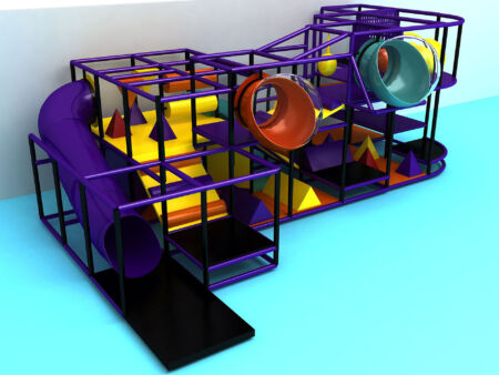 Buy Indoor Playground Equipment GPS252 -(Indoor Playsystem Size) 10 ft. H x 28 ft. W x 16 ft.