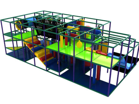 Buy FEC Indoor Playground Equipment GPS261 -(Indoor Playsystem Size) 10 ft. H x 32 ft. W x 16 ft.