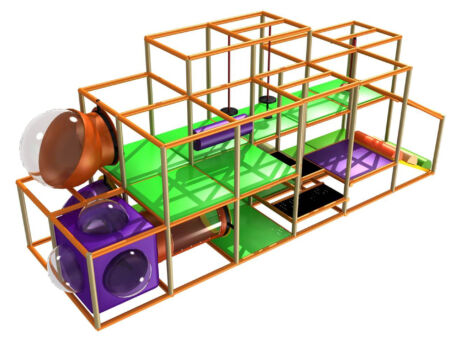 Buy Church Indoor Playground Equipment GPS499 -(Indoor Playsystem Size) 10 ft. H x 8 ft. W x 24 ft.