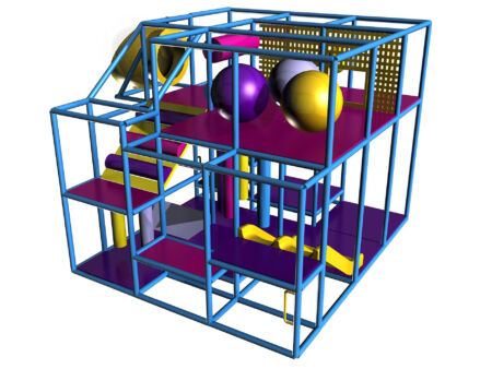 Church Indoor Playsystem GPS402 -(Indoor Playsystem Size) 11 ft. H x 12 ft. W x 14 ft.