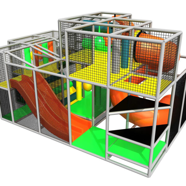 Buy Indoor Playground Equipment GPS391 -(Indoor Playsystem Size) 11 ft. H x 12 ft. W x 20 ft.