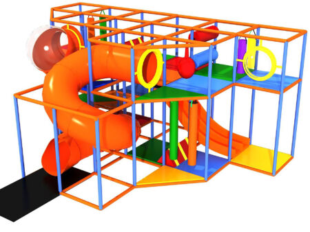 Buy Indoor Playground Equipment GPS116 -(Indoor Playsystem Size) 11 ft. H x 16 ft. W x 24 ft.