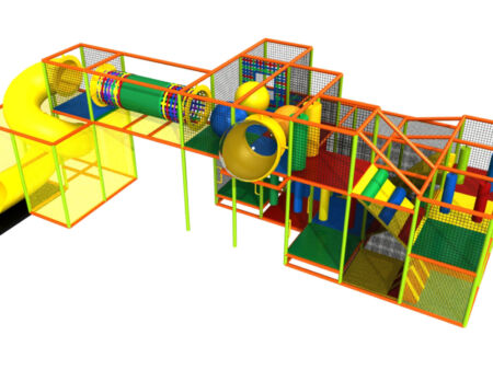 Buy Indoor Playground Equipment GPS78 -(Indoor Playsystem Size) 11 ft. H x 16 ft. W x 34 ft.
