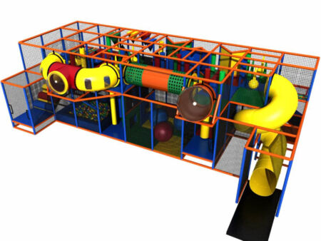 Buy Indoor Playground Equipment GPS122 -(Indoor Playsystem Size) 11 ft. H x 16 ft. W x 36 ft.