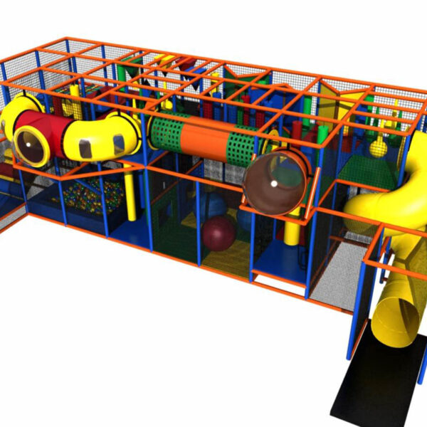 Buy Indoor Playground Equipment GPS122 -(Indoor Playsystem Size) 11 ft. H x 16 ft. W x 36 ft.
