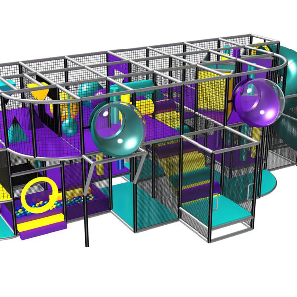Buy Indoor Playground Equipment GPS174 -(Indoor Playsystem Size) 11 ft. H x 16 ft. W x 36 ft.