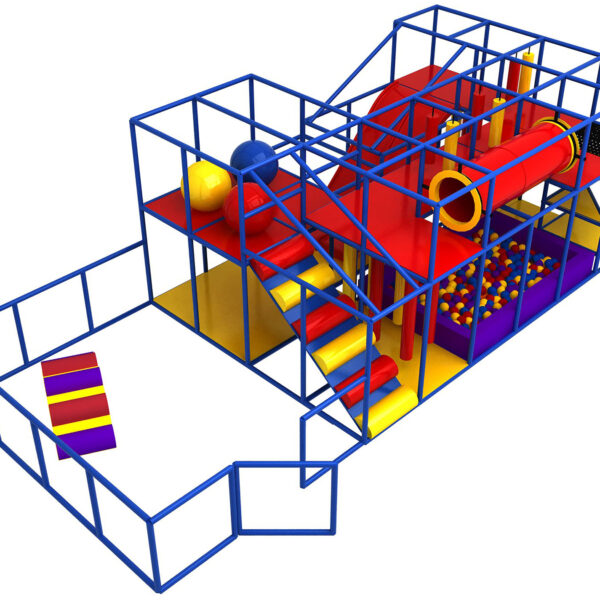 Buy Indoor Playground Equipment GPS346 -(Indoor Playsystem Size) 11 ft. H x 16 ft. W x 36 ft.