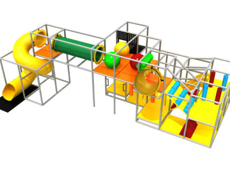 Buy Indoor Playground Equipment GPS522 -(Indoor Playsystem Size) 11 ft. H x 16 ft. W x 36 ft.