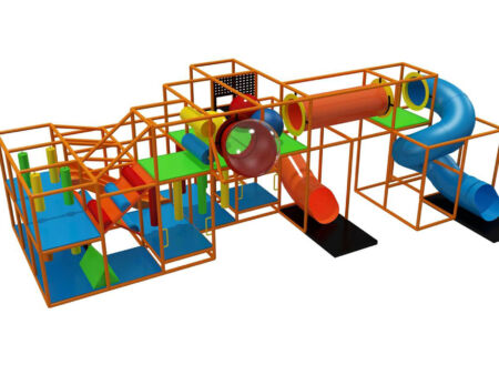 Buy Indoor Playground Equipment GPS525 -(Indoor Playsystem Size) 11 ft. H x 16 ft. W x 36 ft.