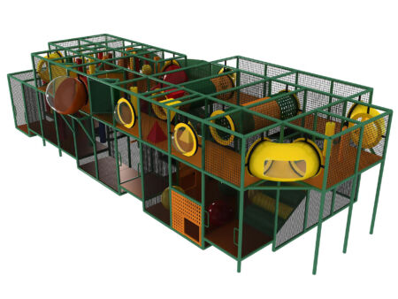 Buy Indoor Playground Equipment GPS42 -(Indoor Playsystem Size) 11 ft. H x 16 ft. W x 44 ft.