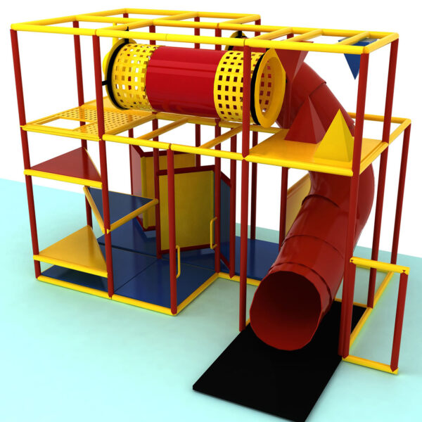 Buy Indoor Playground Equipment GPS282 -(Indoor Playsystem Size) 11 ft. H x 16 ft. W x 8 ft.