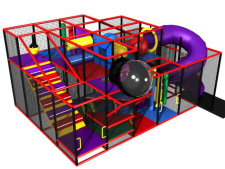 Buy Indoor Playground Equipment GPS83 -(Indoor Playsystem Size) 11 ft. H x 20 ft. W x 24 ft.