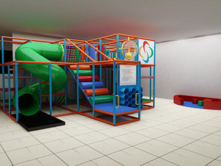 Buy Indoor Playground Equipment GPS88 -(Indoor Playsystem Size) 11 ft. H x 20 ft. W x 28 ft.