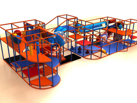 Buy Indoor Playground Equipment GPS385 -(Indoor Playsystem Size) 11 ft. H x 22 ft. W x 45 ft.