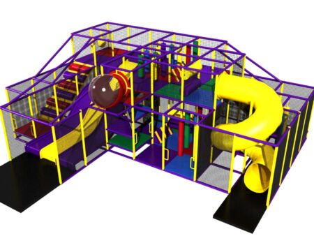 Buy Indoor Playground Equipment GPS85 -(Indoor Playsystem Size) 11 ft. H x 24 ft. W x 32 ft.