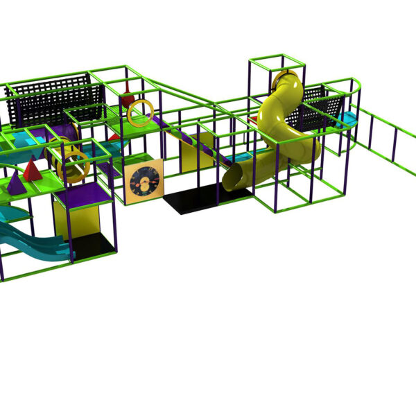 Buy Indoor Playground Equipment GPS420 -(Indoor Playsystem Size) 11 ft. H x 25 ft. W x 47 ft.