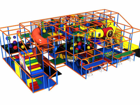 Buy Indoor Playground Equipment GPS404 -(Indoor Playsystem Size) 11 ft. H x 26 ft. W x 45 ft.