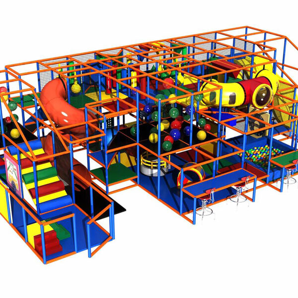 Buy Indoor Playground Equipment GPS404 -(Indoor Playsystem Size) 11 ft. H x 26 ft. W x 45 ft.