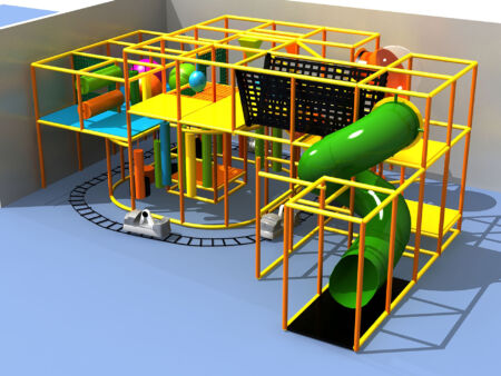 Buy Indoor Playground Equipment GPS330 -(Indoor Playsystem Size) 11 ft. H x 28 ft. W x 24 ft.