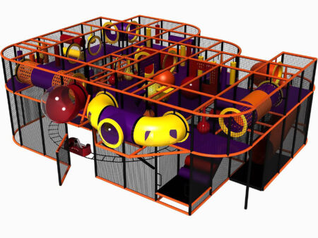 Buy Indoor Playground Equipment GPS179 -(Indoor Playsystem Size) 11 ft. H x 28 ft. W x 32 ft.