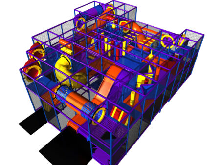 Buy Indoor Playground Equipment GPS75 -(Indoor Playsystem Size) 11 ft. H x 36 ft. W x 32 ft.