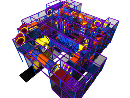 Buy Indoor Playground Equipment GPS74 -(Indoor Playsystem Size) 11 ft. H x 36 ft. W x 36 ft.