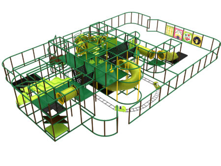 Buy Indoor Playground Equipment GPS264 -(Indoor Playsystem Size) 11 ft. H x 42 ft. W x 64 ft.
