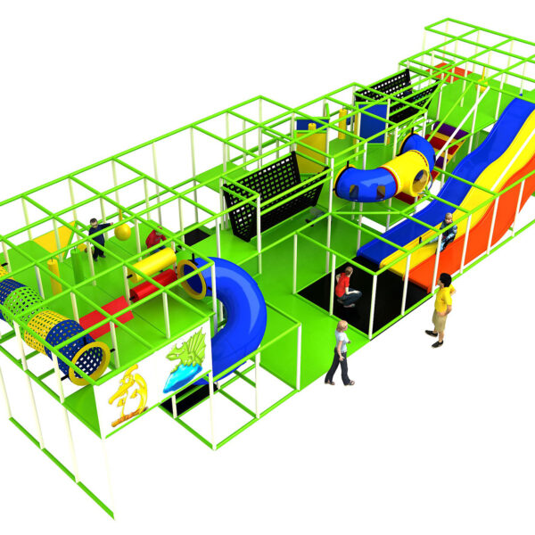 Buy Indoor Playground Equipment GPS279 -(Indoor Playsystem Size) 11 ft. H x 60 ft. W x 20 ft.