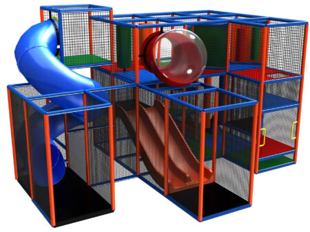 Buy Indoor Playground Equipment GPS105 -(Indoor Playsystem Size) 12 ft. H x 12 ft. W x 20 ft.