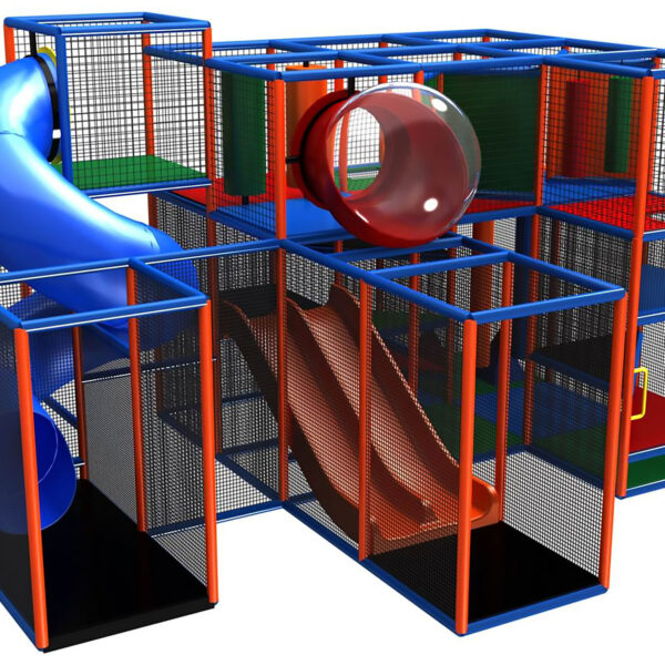 Buy Indoor Playground Equipment GPS105 -(Indoor Playsystem Size) 12 ft. H x 12 ft. W x 20 ft.