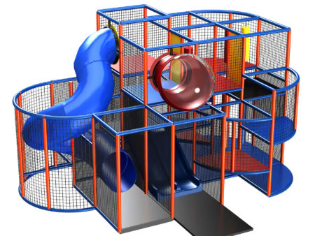 Buy Indoor Playground Equipment GPS175 -(Indoor Playsystem Size) 12 ft. H x 12 ft. W x 20 ft.