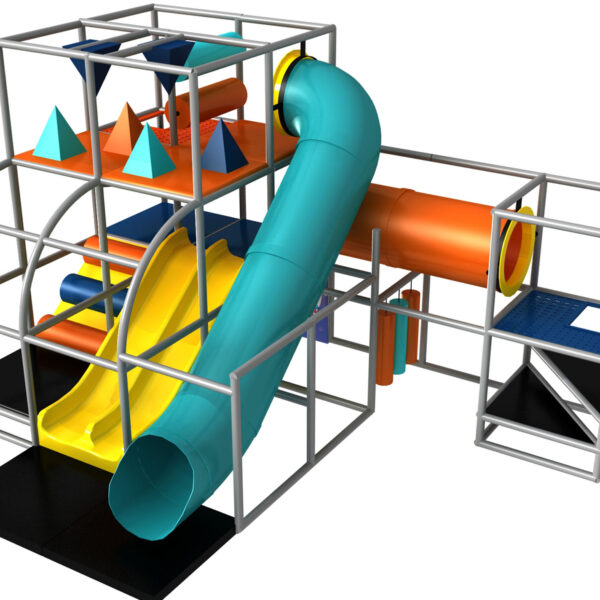 Buy Indoor Playground Equipment GPS528 -(Indoor Playsystem Size) 12 ft. H x 12 ft. W x 20 ft.