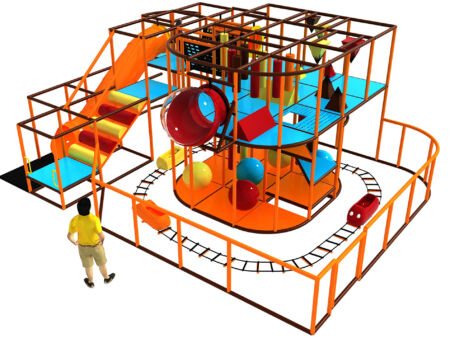 Buy Indoor Playground Equipment GPS250 -(Indoor Playsystem Size) 12 ft. H x 22 ft. W x 30 ft.