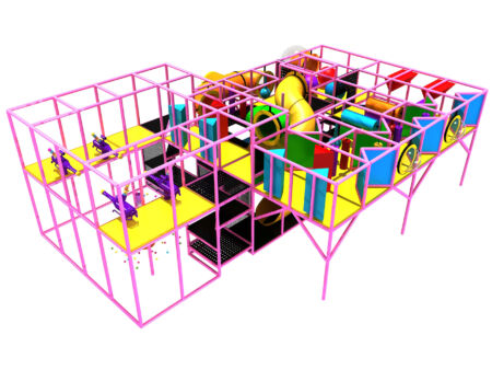 Buy Indoor Playground Equipment GPS217 -(Indoor Playsystem Size) 12 ft. H x 24 ft. W x 36 ft.