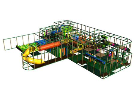 Buy Indoor Playground Equipment GPS432 -(Indoor Playsystem Size) 12 ft. H x 48 ft. W x 58 ft.
