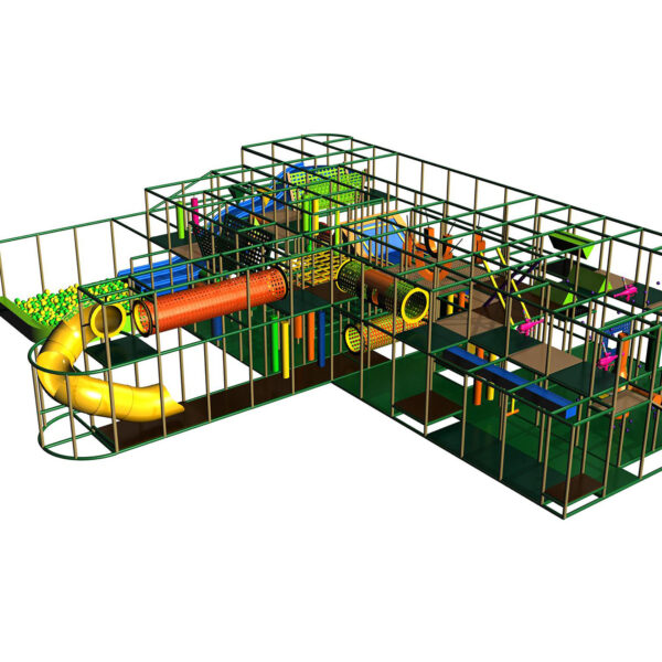 Buy Indoor Playground Equipment GPS432 -(Indoor Playsystem Size) 12 ft. H x 48 ft. W x 58 ft.