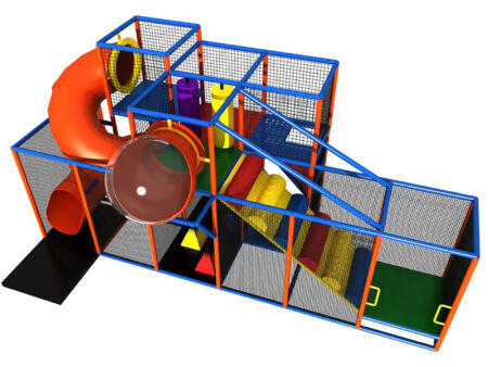 Buy Indoor Playground Equipment GPS104 -(Indoor Playsystem Size) 12 ft. H x 8 ft. W x 24 ft.